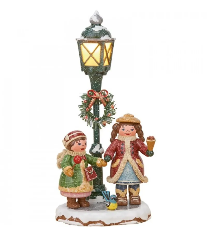 Village De Noël Miniature, Enfants Sous Reverbere<Hubrig, figurines pour enfant Online