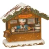 Village Noël Miniature, Chalet Marche De Noël Vendeur De Saucisses<Hubrig, figurines pour enfant Cheap