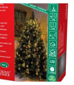 Voile Guirlande Pour Sapin De Noël, 200 Diodes Led<Konstsmide, guirlandes lumineuses de Noël Cheap